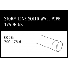 Marley Stormline Solid Wall 175DN Pipe 6SJ - 700.175.6